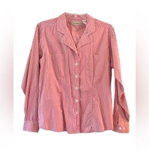 Pink gingham top